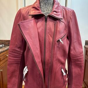 Brand new Free People leather jacket. Size XL